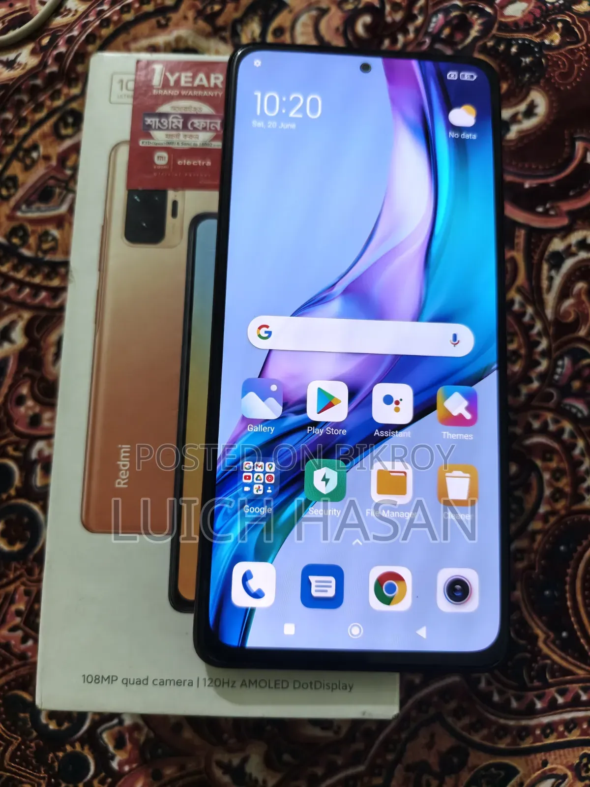 Xiaomi Redmi Note 10 Pro Max 128 GB Rose Gold