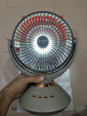 Jy Super Jy-2570 Rechargeable Usb Table Fan | 20 Hours Backup.