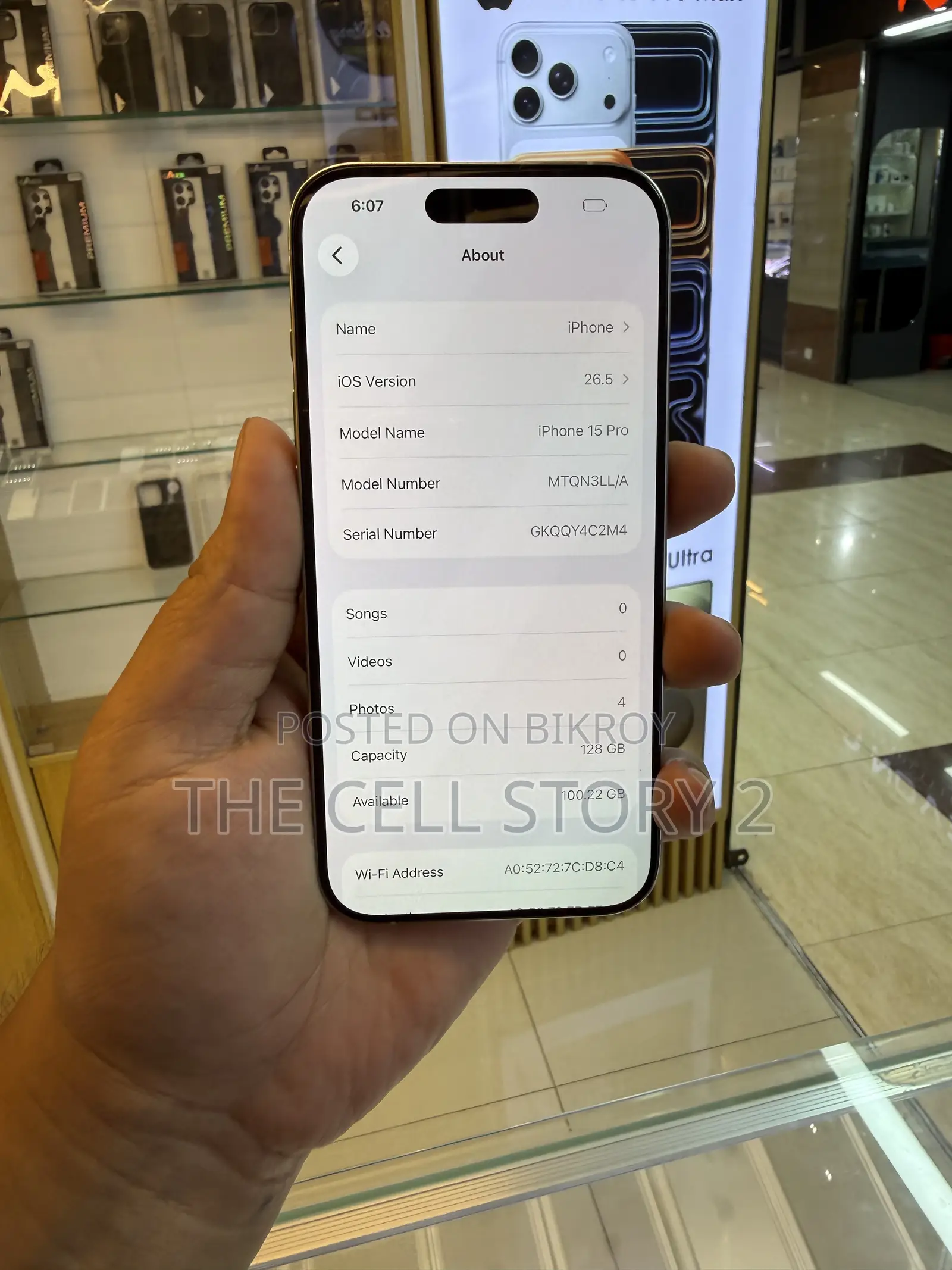 Apple iPhone 15 Pro 128 GB White