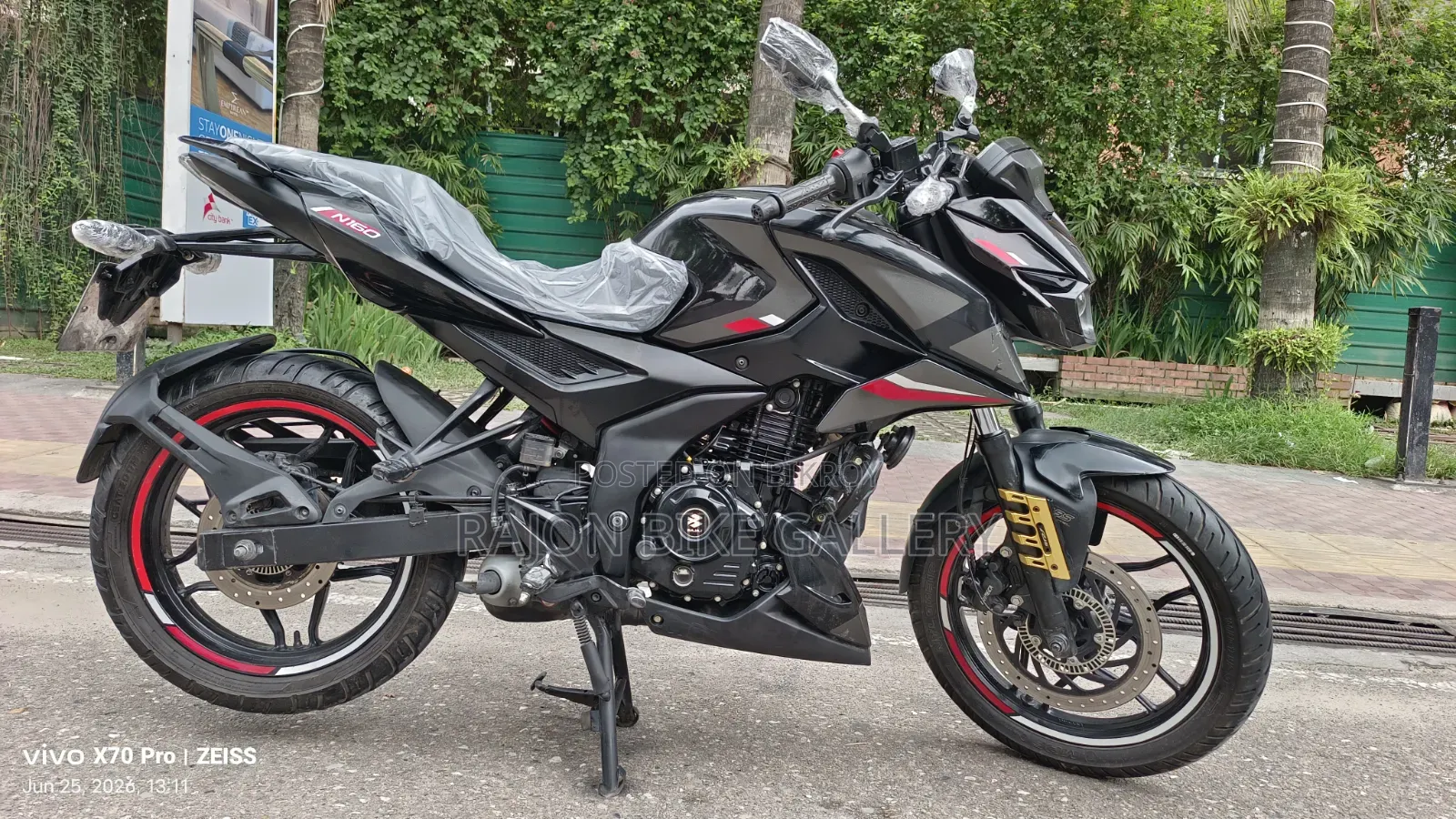 New Bajaj Pulsar N160 2025 Black