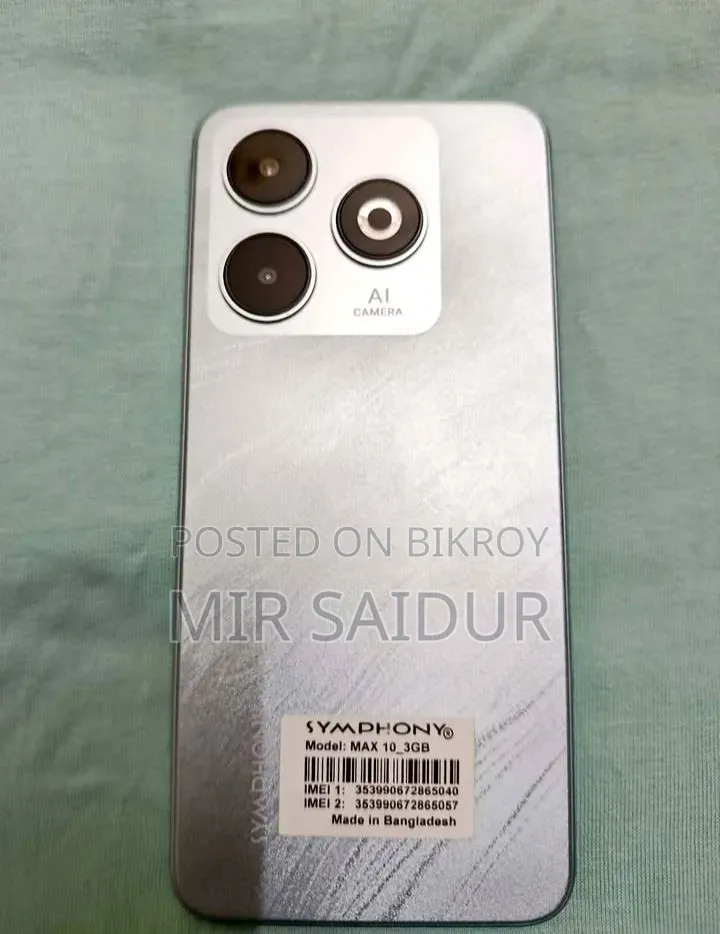 সিম্ফনি ম্যাক্স ১০ ৩২ জিবি গ্রে