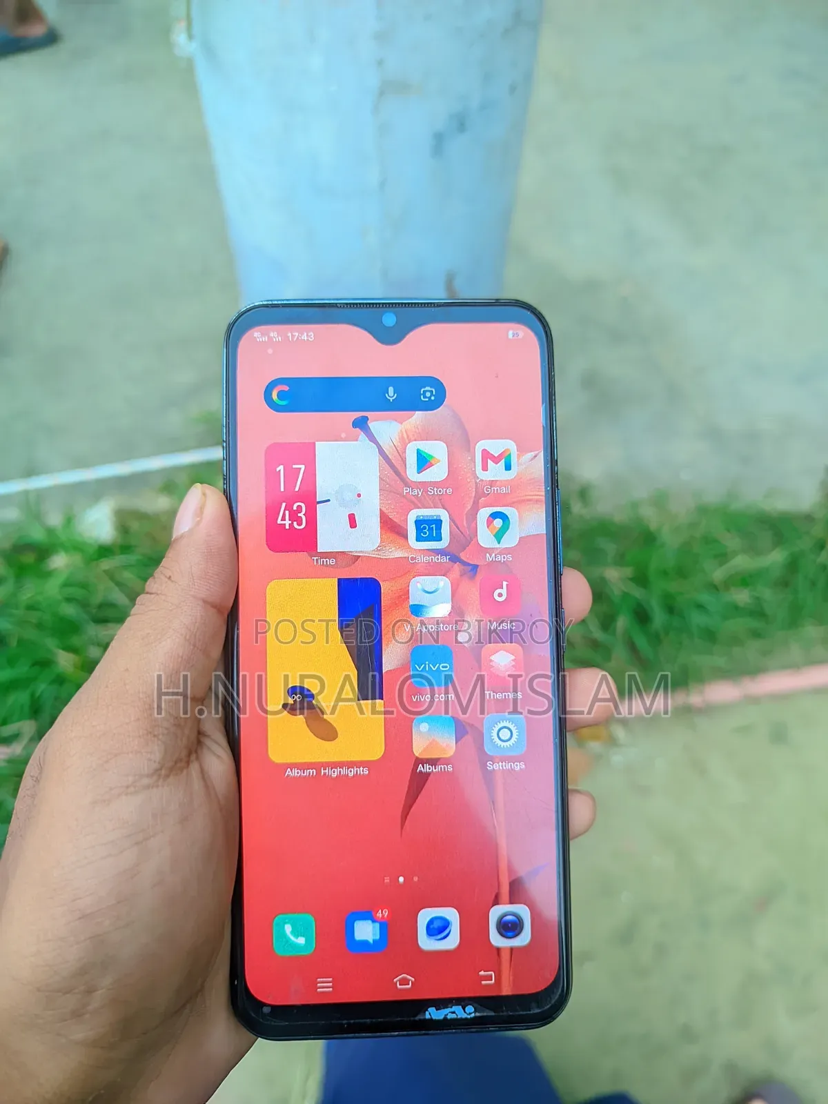 Vivo Y73s 128 GB Silver