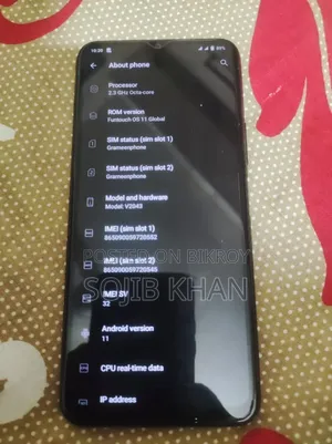 Vivo Y20 64 GB Blue