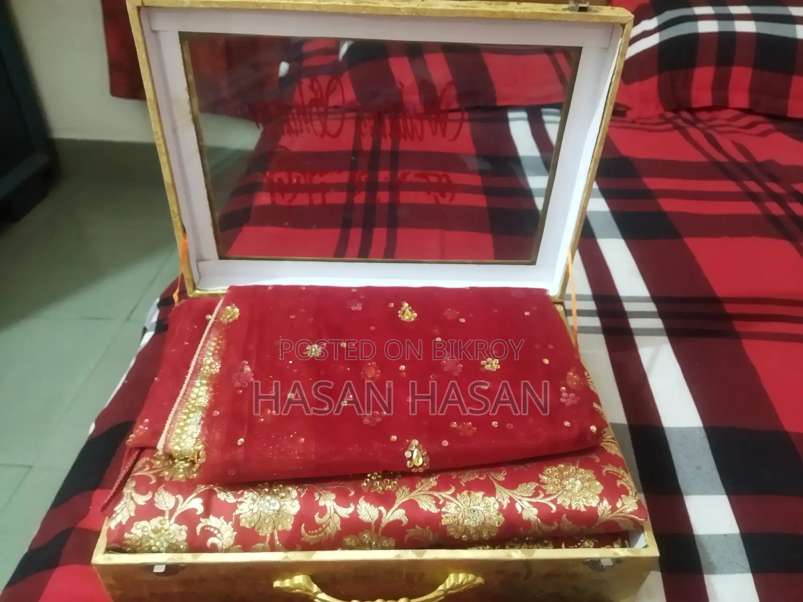 Banarasi Wedding Katan Saree with Dupatta.