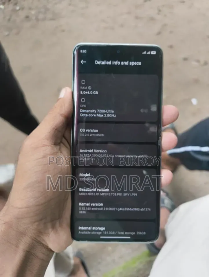 শাওমি রেডমি নোট ১৩ প্রো+ ২৫৬ জিবি সাদা