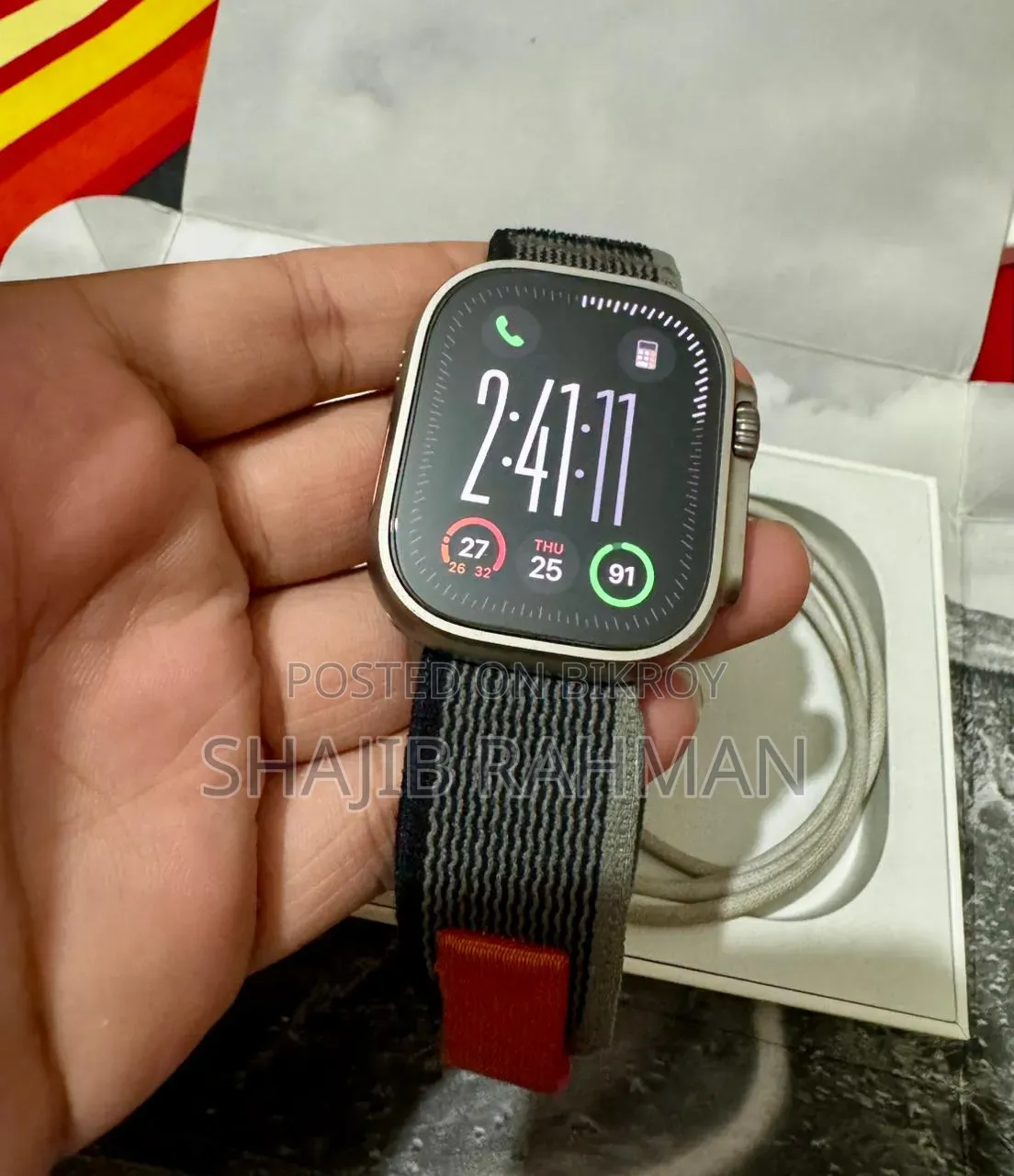 Apple Watch Ultra 1st Gen With Box And Extra Accessories