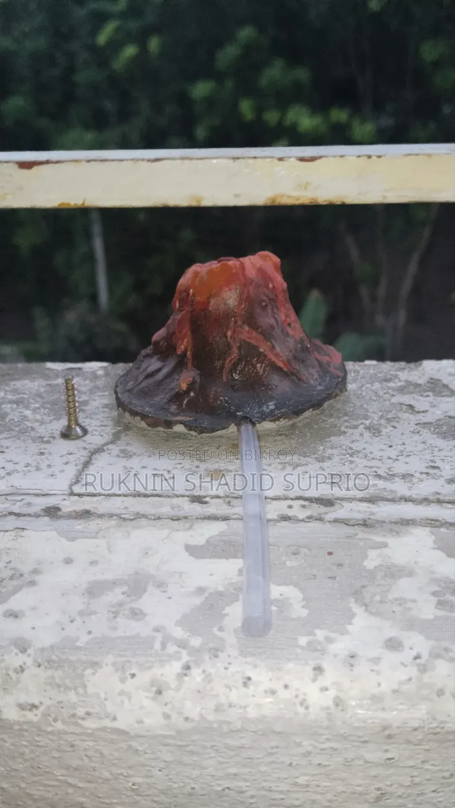 Fish Tank Landscaping Simulation Volcano Oxygen Bubble Maker
