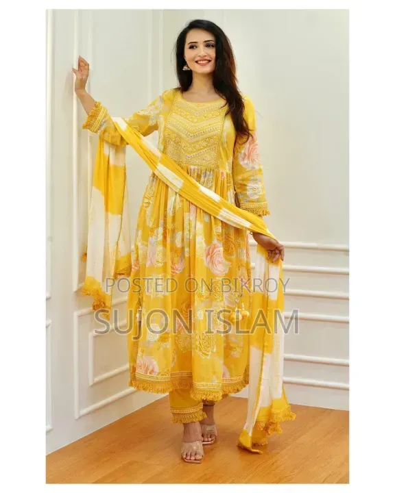 Stylish Yellow Three-Piece