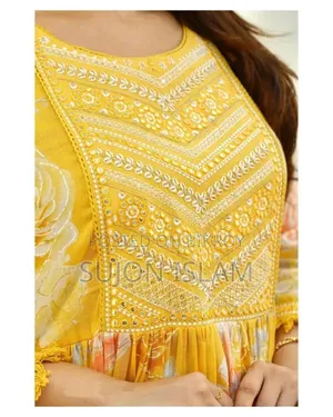 Stylish Yellow Three-Piece