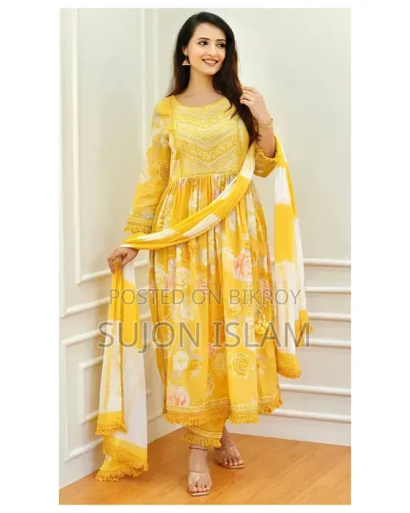 Stylish Yellow Three-Piece
