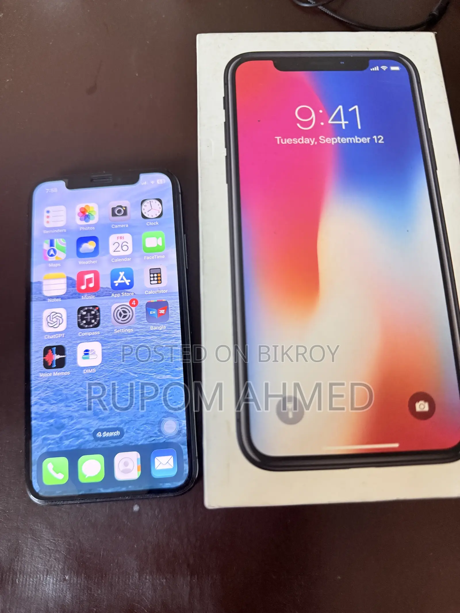 Apple iPhone X 256 GB Black