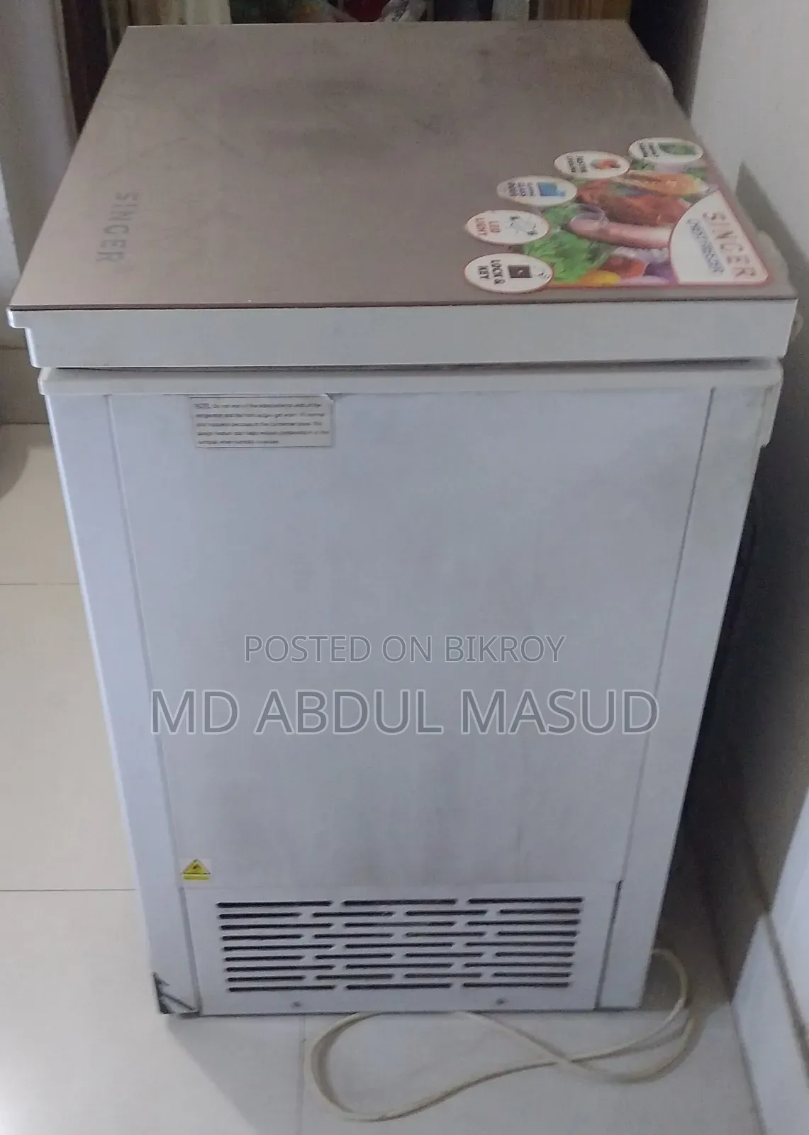 Singer Deep Freezer Used