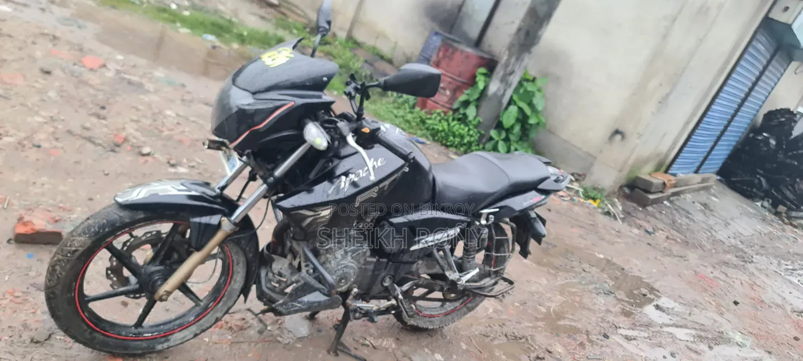 TVS Apache RTR 160 2V 2017 Black