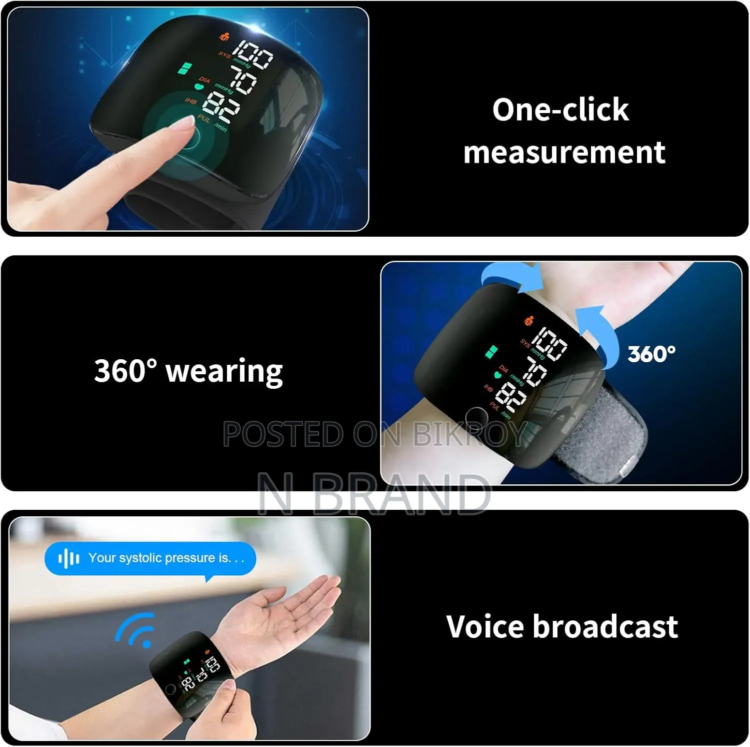 Hand Blood Pressure Monitor