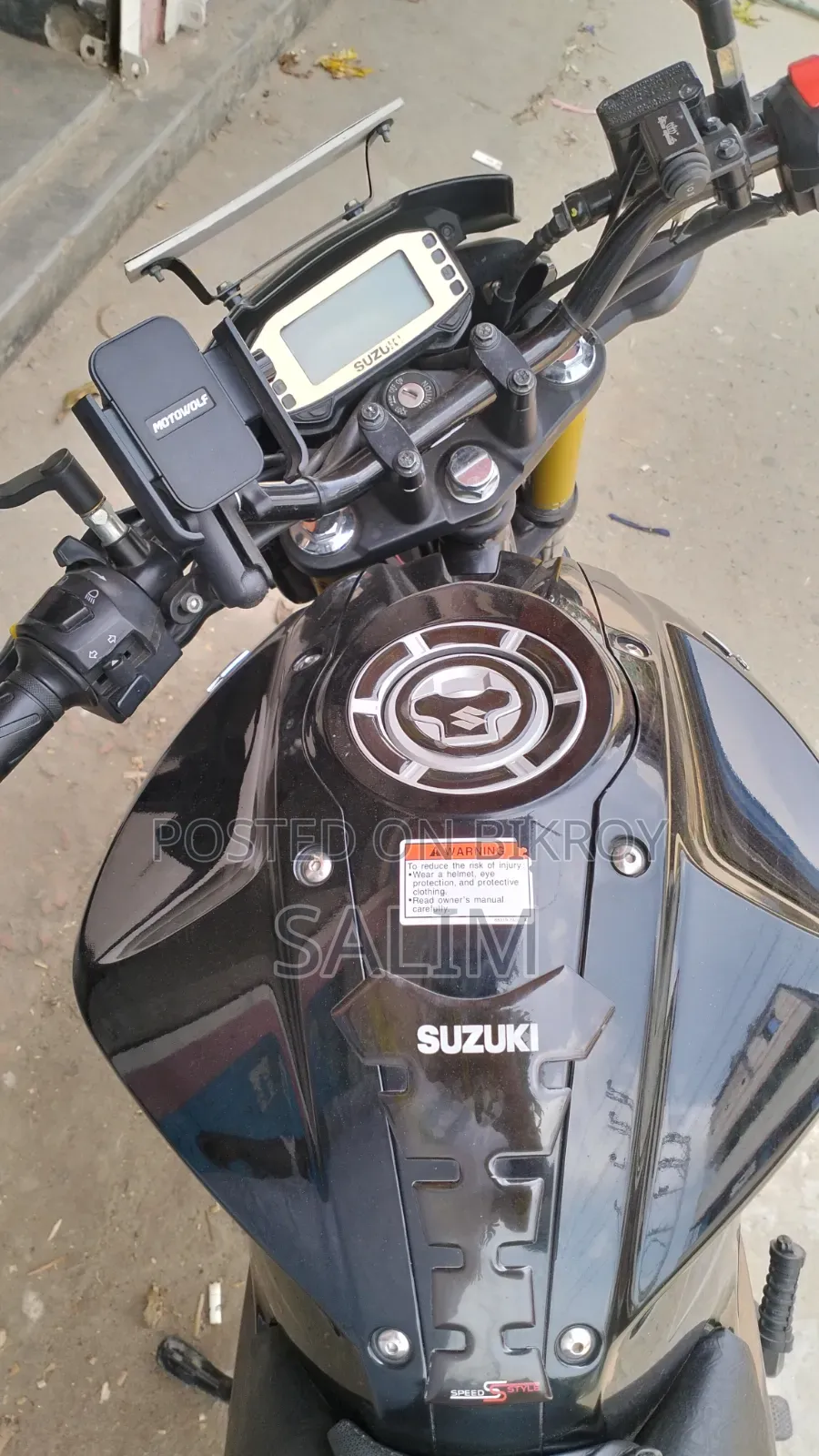 New Suzuki Gixxer Monotone 2026 Black