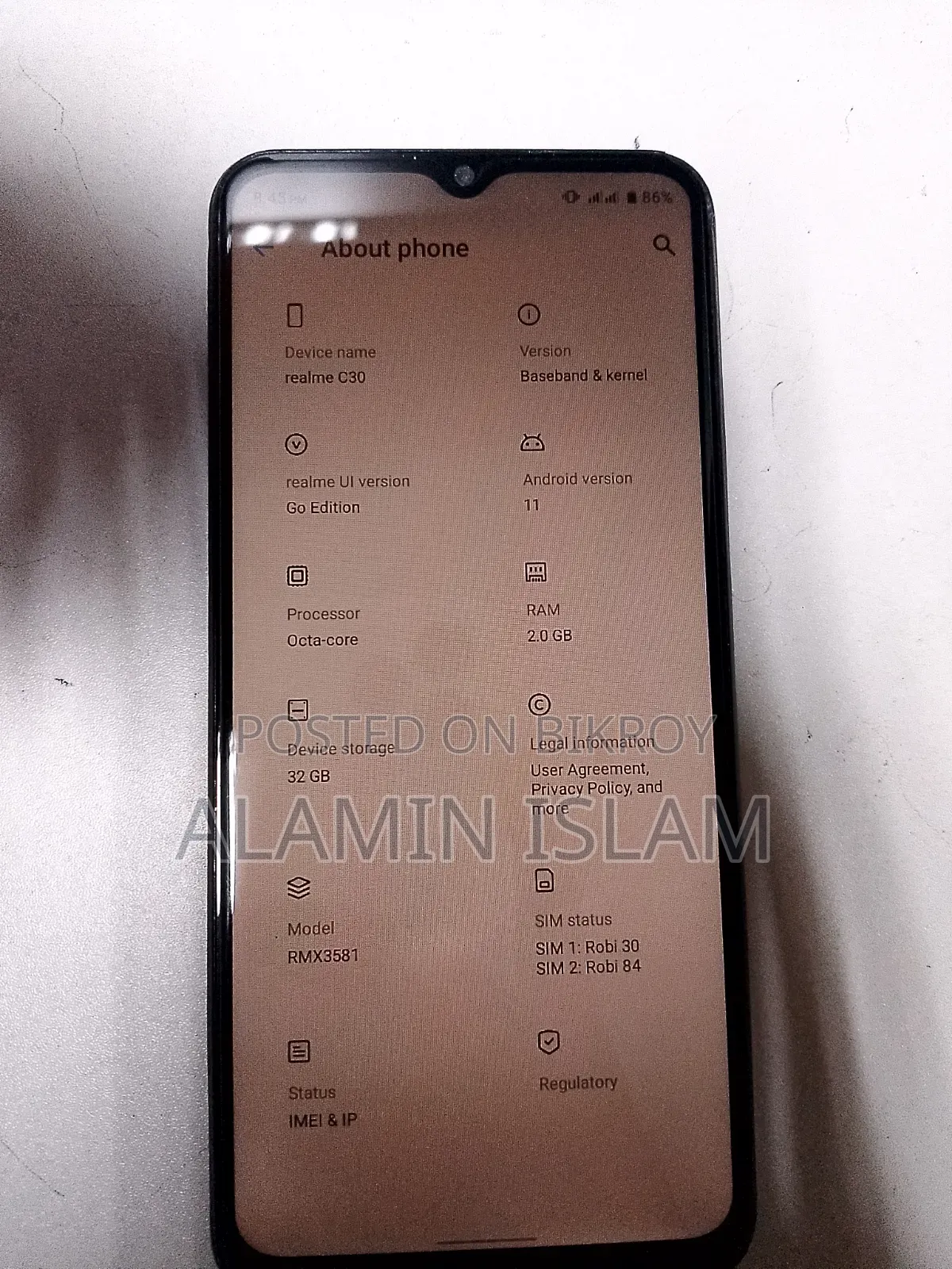 Realme C30 32 GB Black