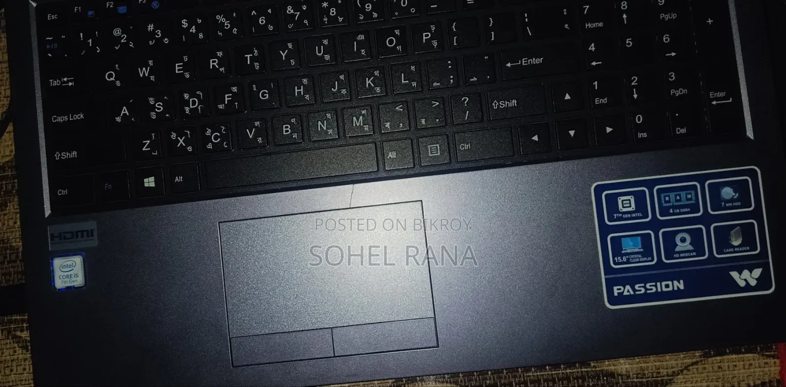Laptop 4GB Intel Core i5 HDD 1T