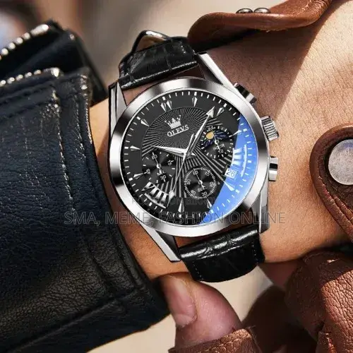 Olevs 2876 – Black
Olevs 2876 Multifunctional Luxury Genuine Leather