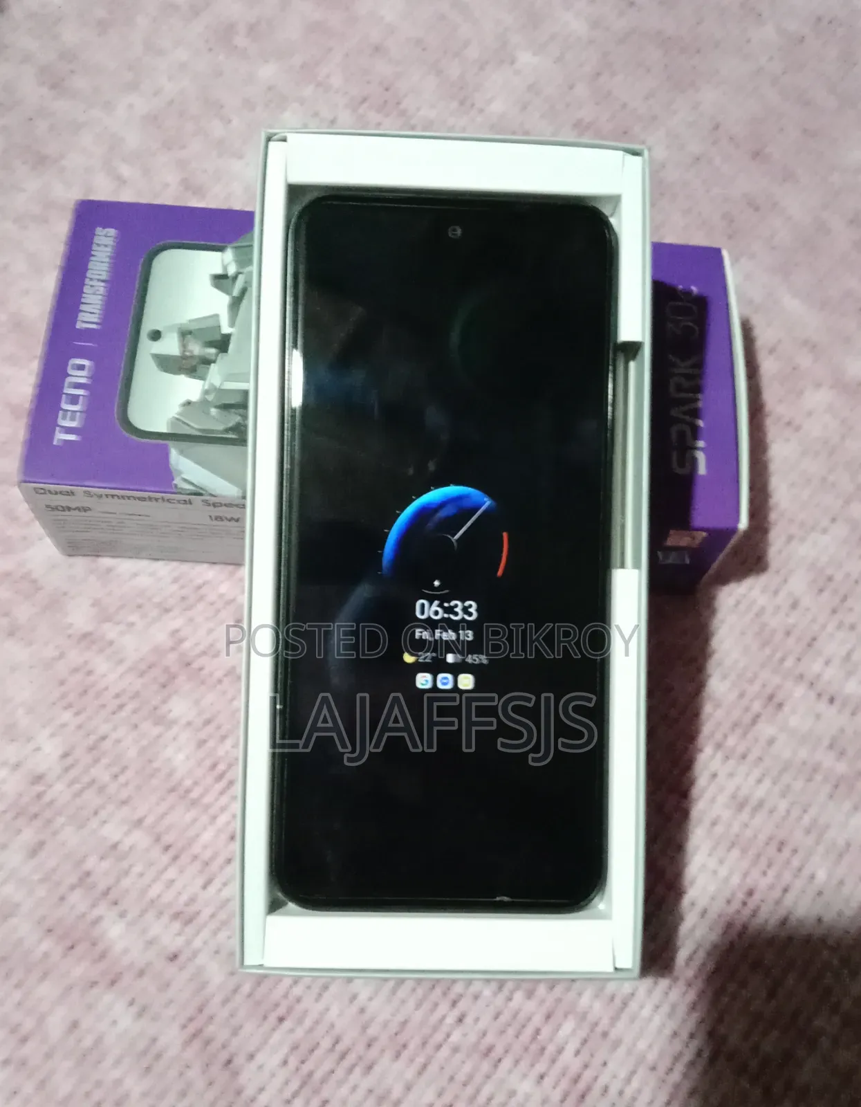 Tecno Spark 30C 128 GB Black