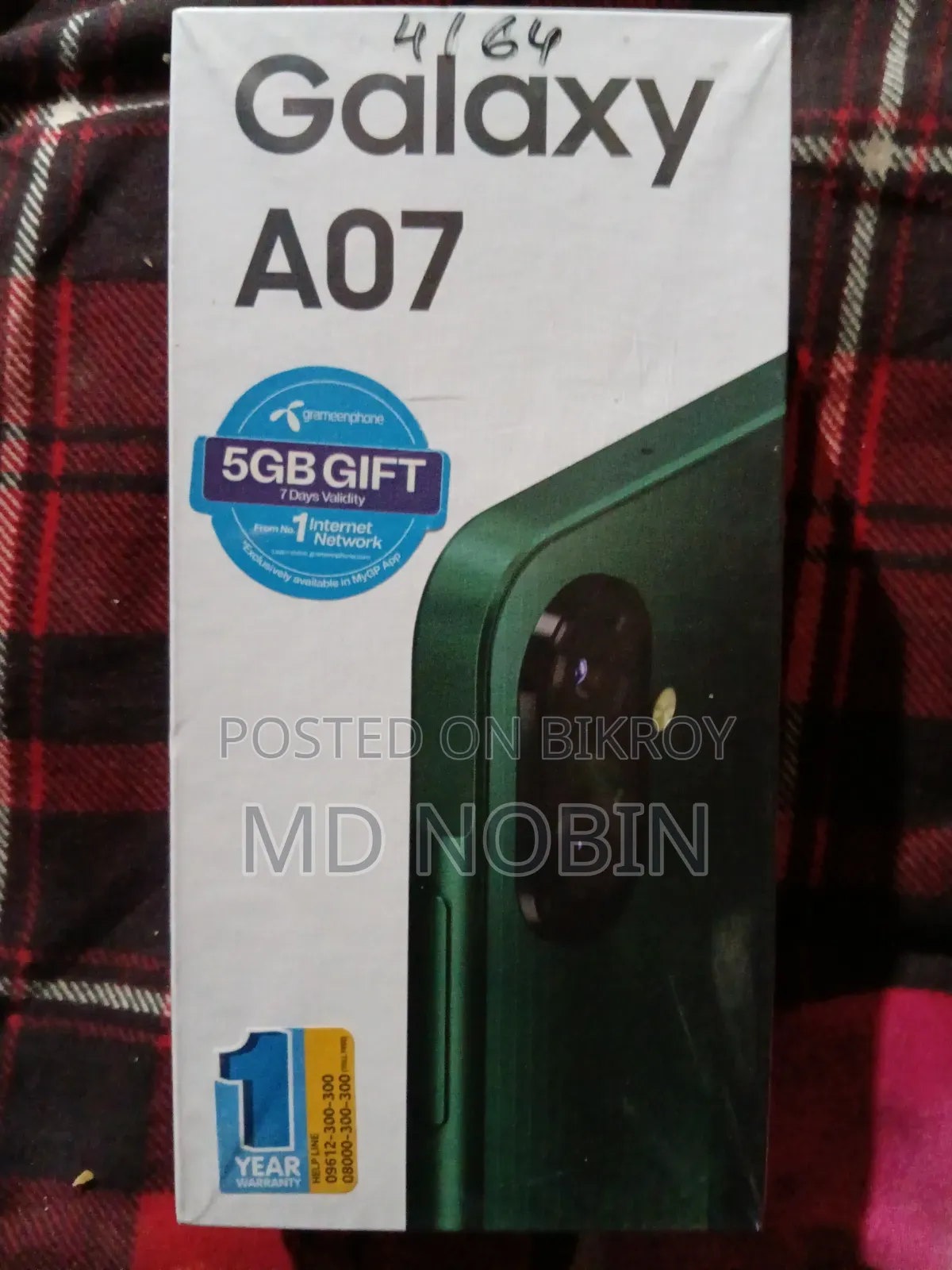 New Samsung Galaxy A07 4G 64 GB Green