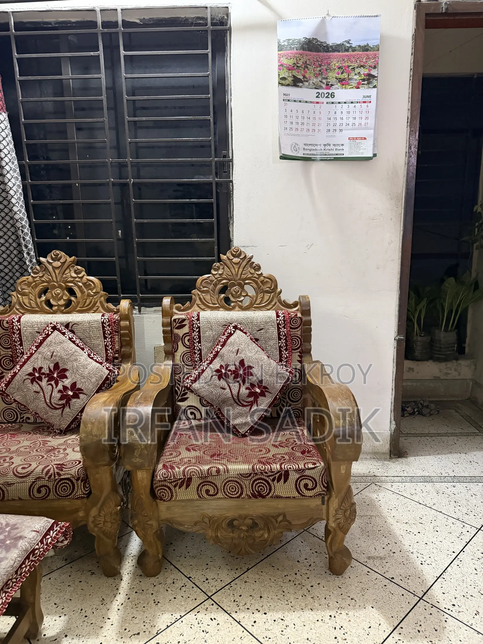 Teak Wood Sofa Set
