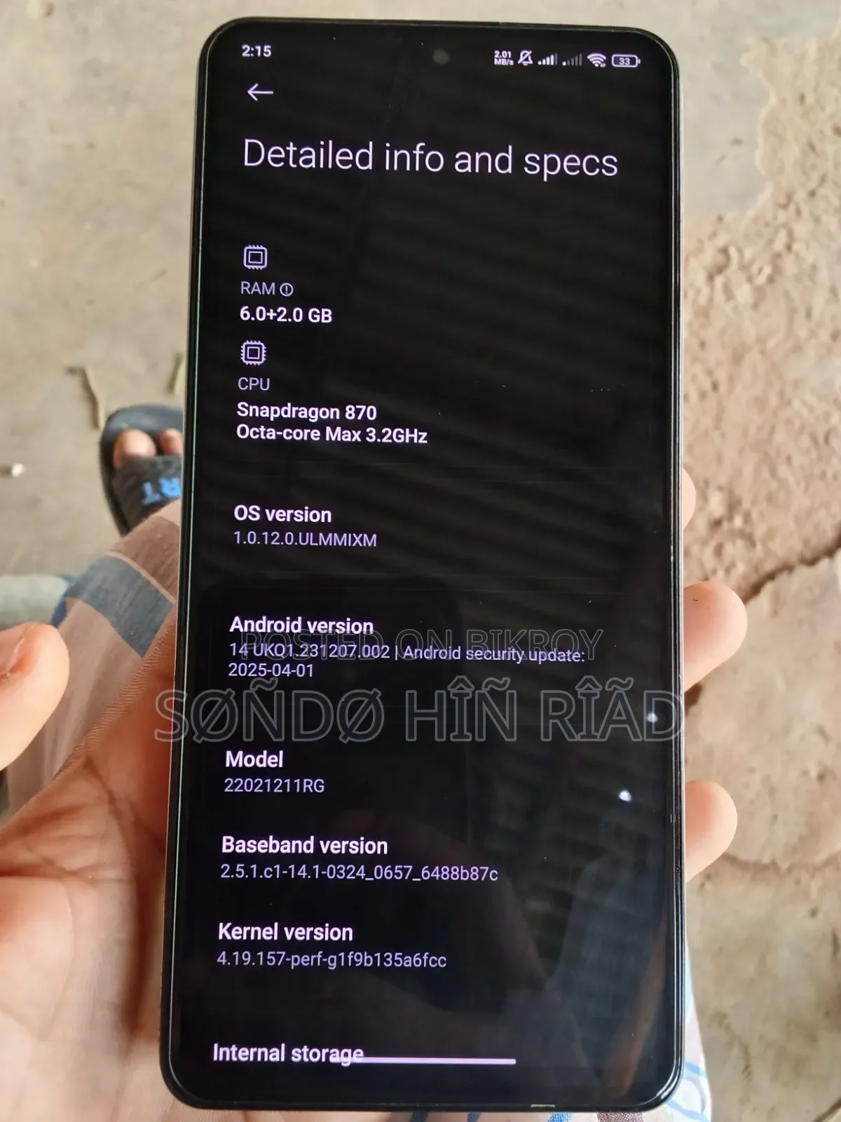 Xiaomi Poco F4 GT 128 GB