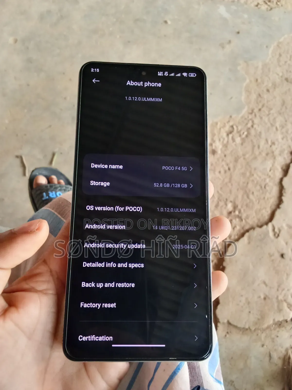 Xiaomi Poco F4 GT 128 GB