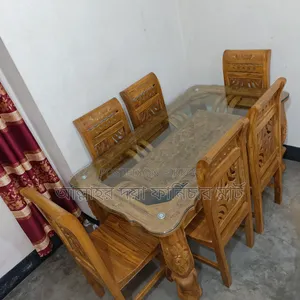 Dining Table 6 Chair Chittagong Teak Wood