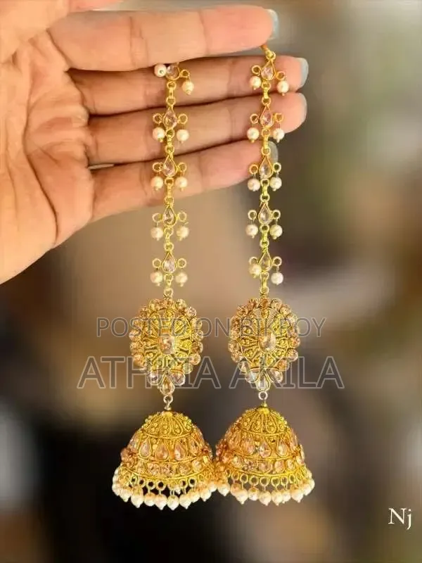 Royal Look Long Jhumka Earrings