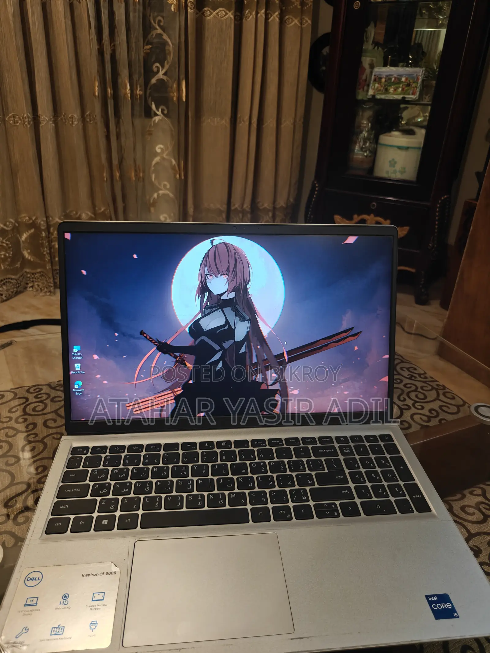 Laptop Dell Inspiron 15 3511 8GB Intel Core I5 SSD 256GB