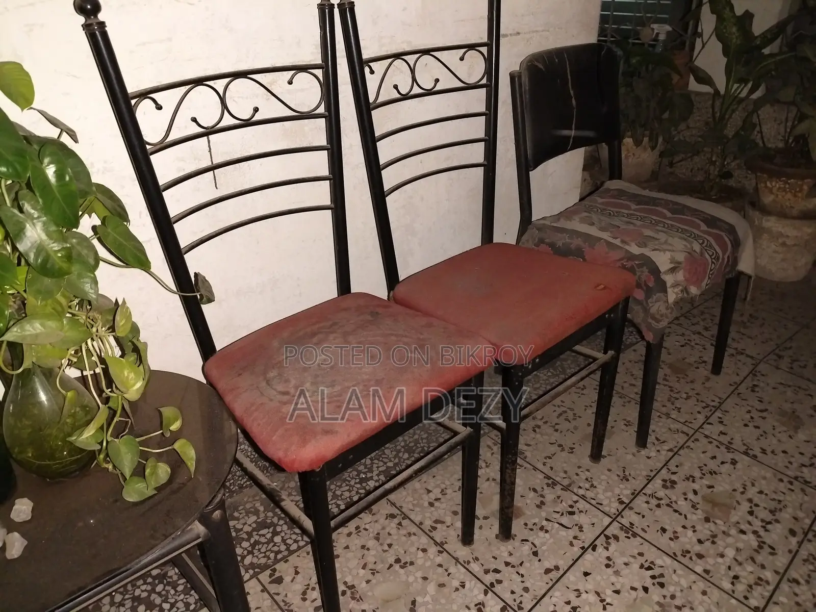 5 Chairs for sale at a low price together