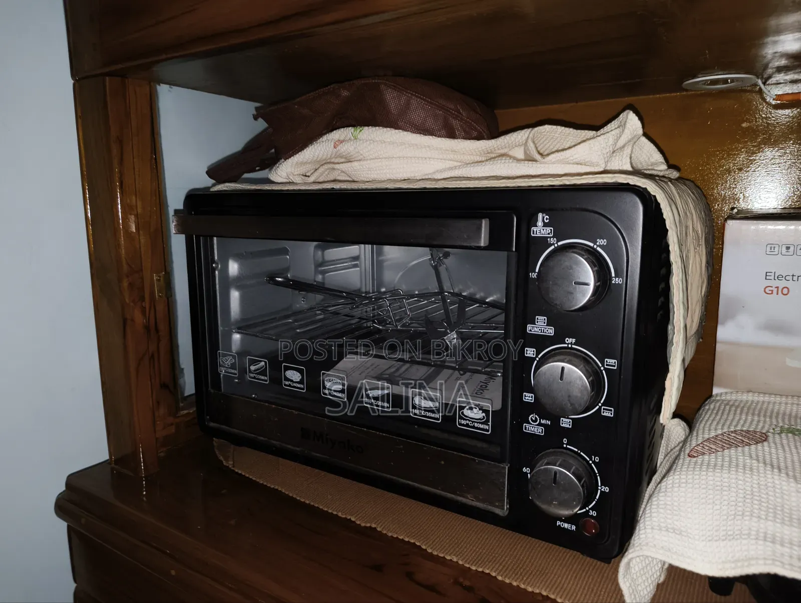 Miyako Electric Toaster Oven MT-22RC [Not Used]