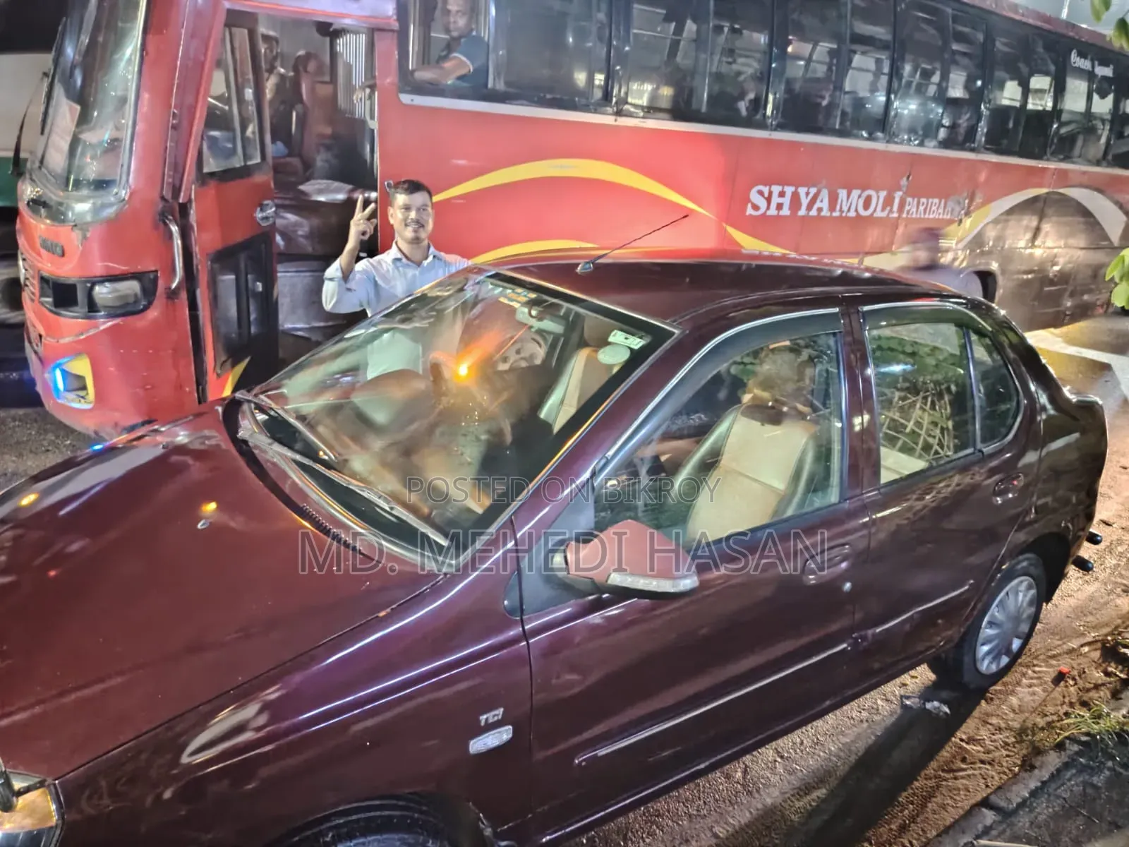 Tata Indigo 2014 Maroon