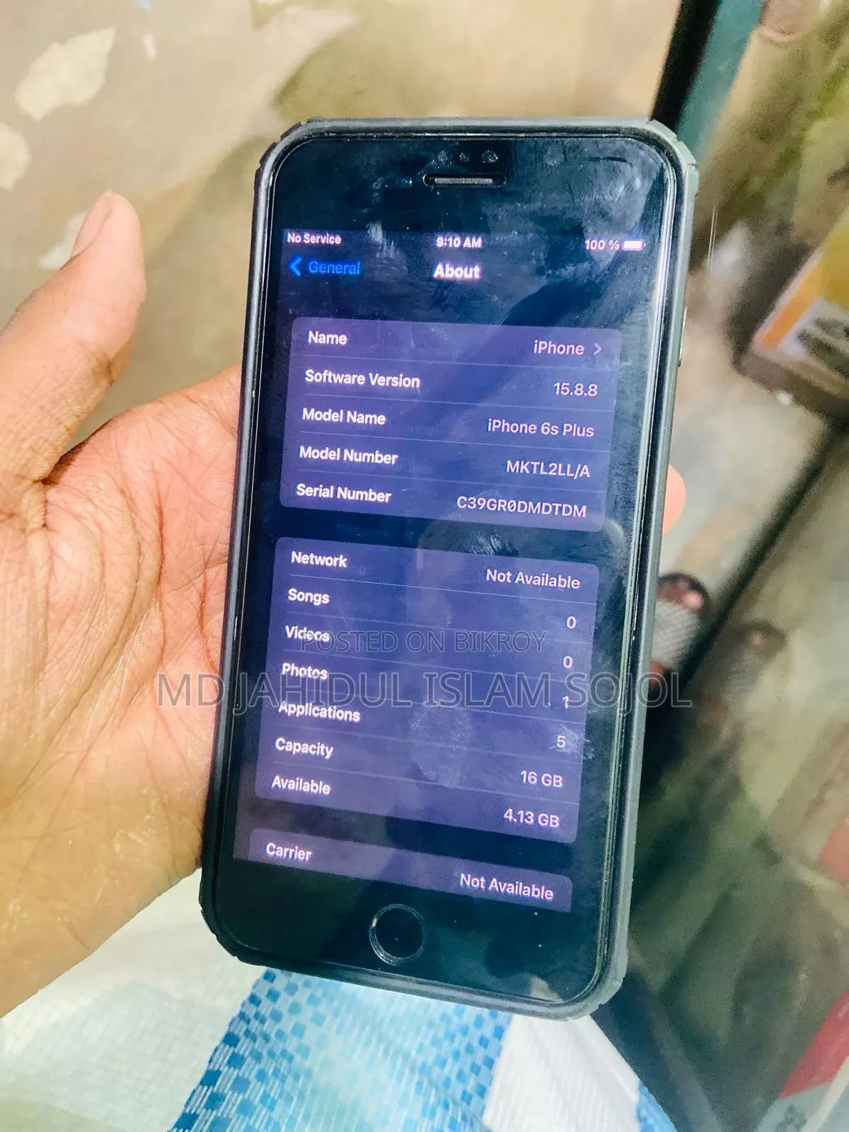 Apple iPhone 6s Plus 16 GB Silver