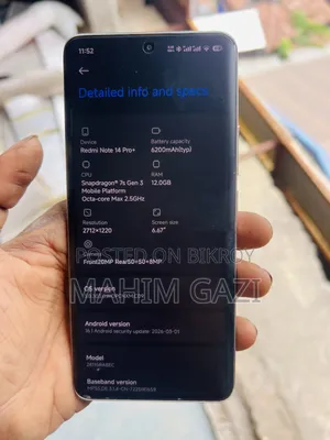 Xiaomi Redmi Note 14 Pro+ 256 GB White