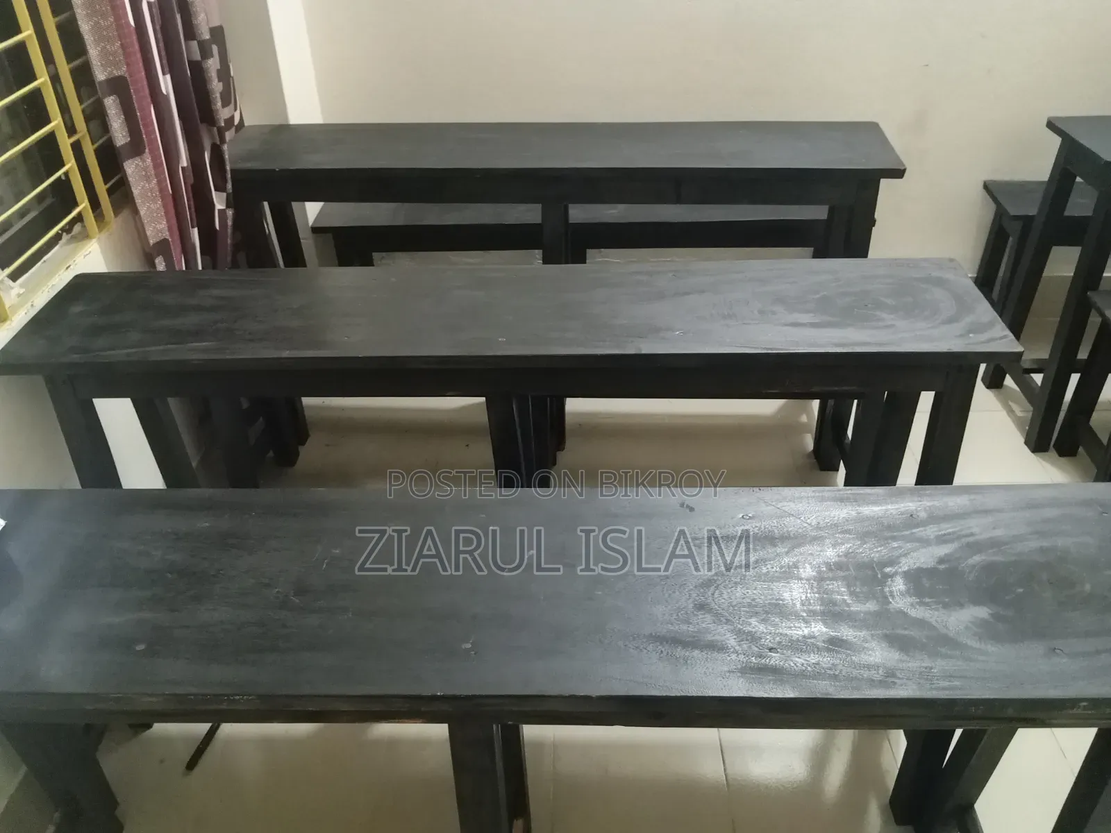 6 Pairs of Benches, New Condition