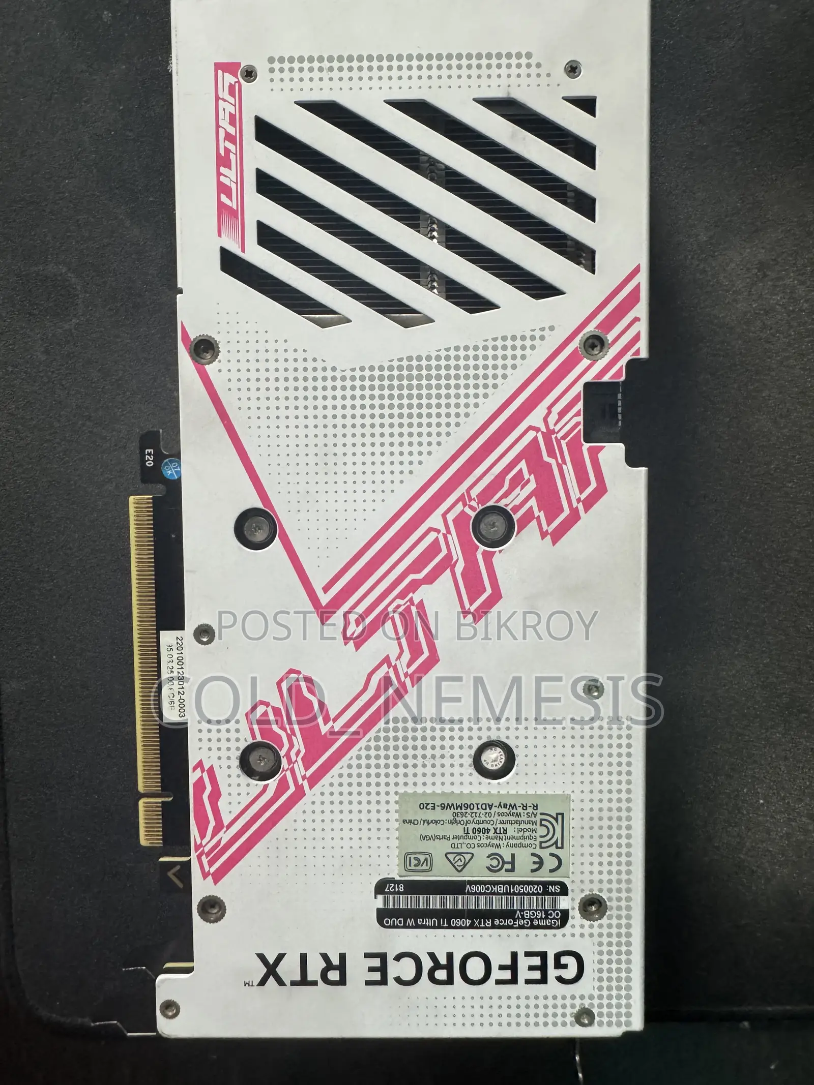 Colorful Igame RTX 4060 Ti 16gb Oc Edition