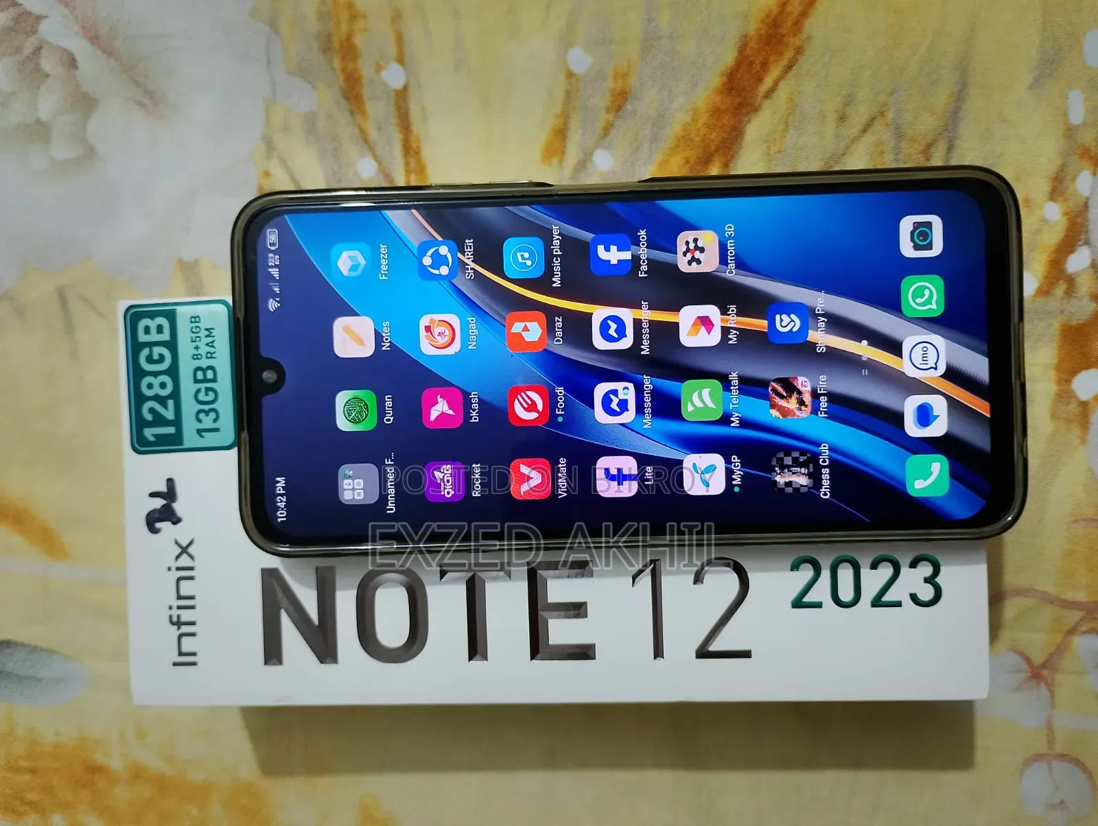 Infinix 128 GB Blue