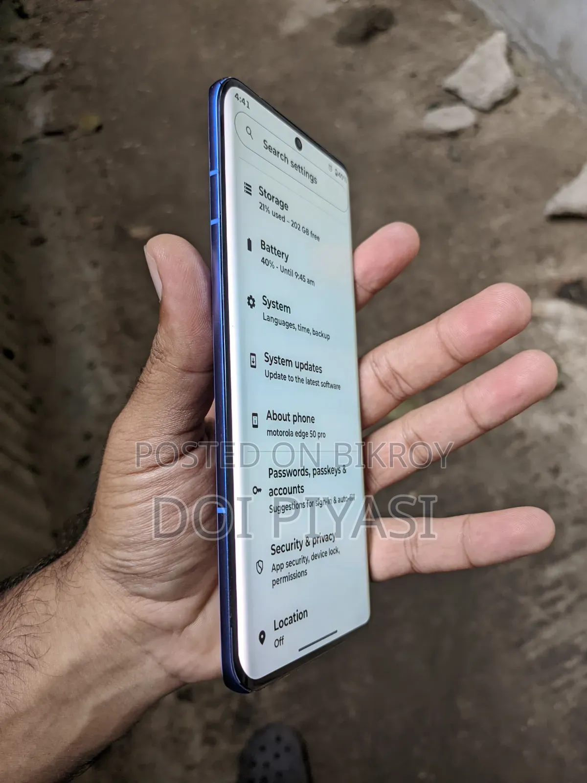 Motorola Edge 50 Pro 256 GB Blue