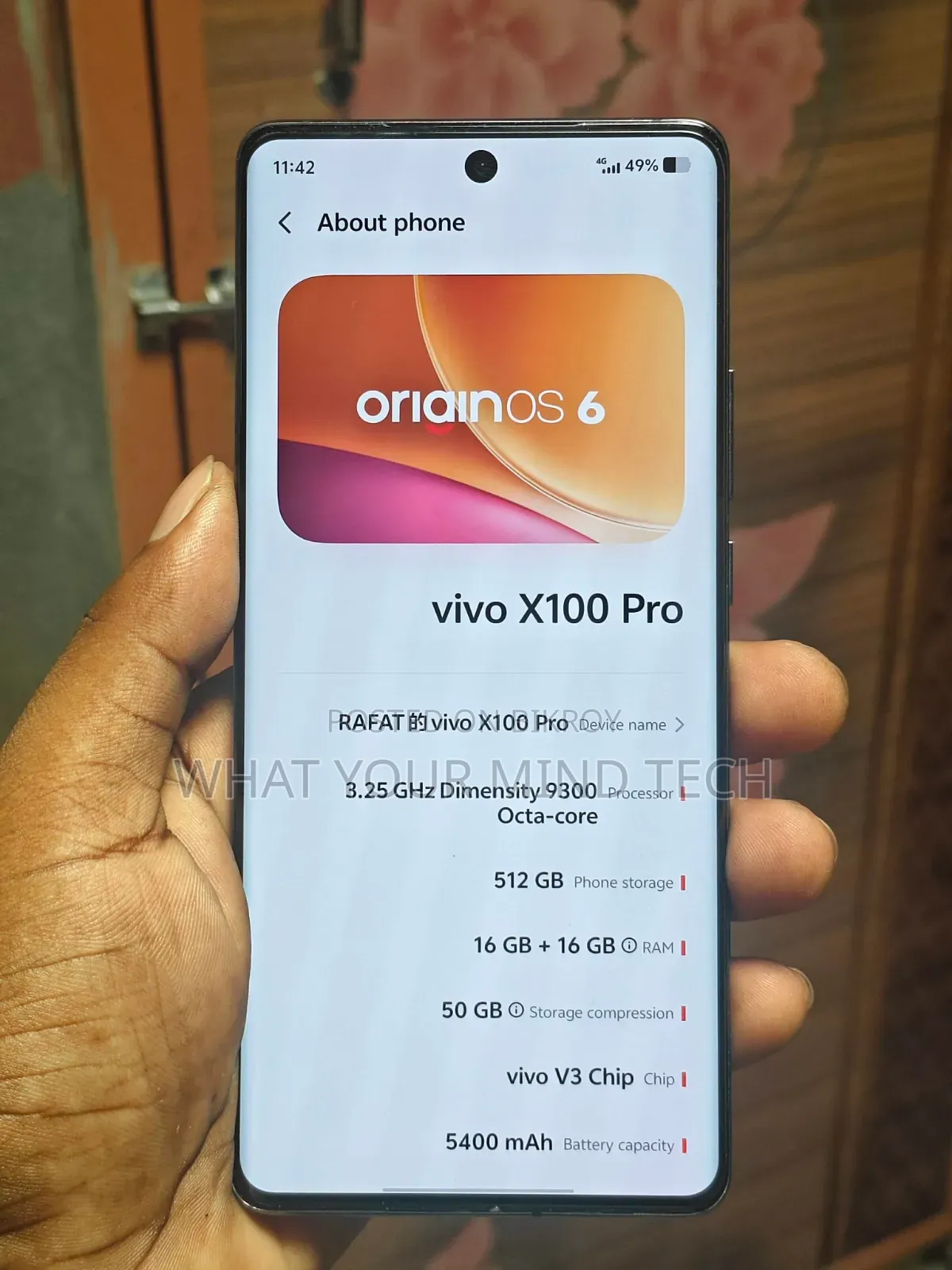 Vivo X100 Pro 512 GB Black