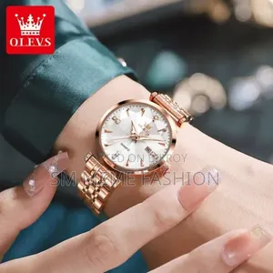 Olevs 5536 মহিলাদের ঘড়ি – সাদা