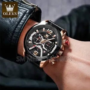 Olevs 9915 – Rose Gold Black