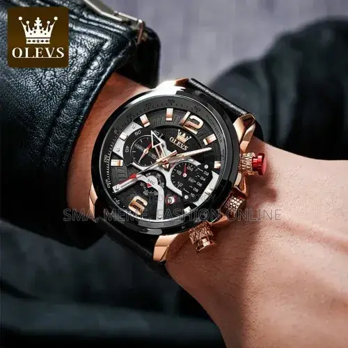 Olevs 9915 – Rose Gold Black