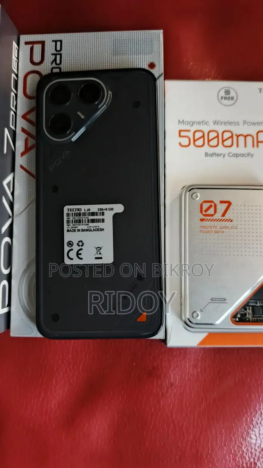 Tecno Pova 7 Pro 5G 256 GB Black
