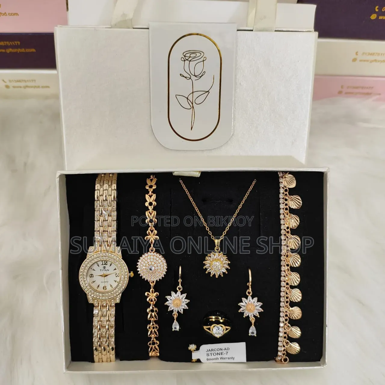 এক্সক্লুসিভ জারকান এডি স্টোন জুয়েলারি সেট