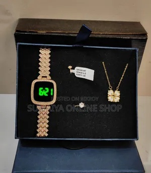 Gorgeous Ladies Jewelry and Watch Combo Set