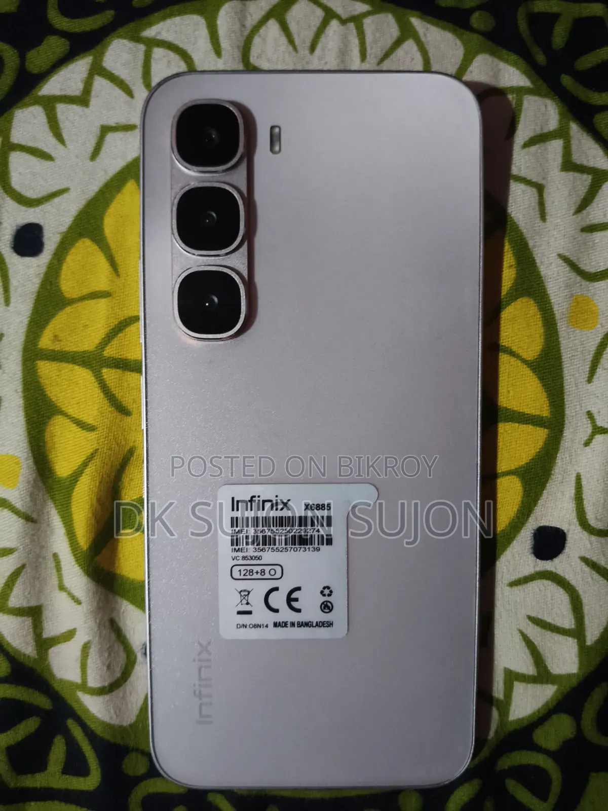 Infinix Hot 60 Pro+ 128 GB Silver