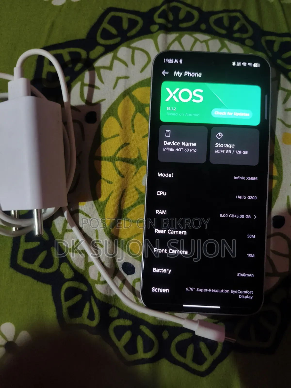 Infinix Hot 60 Pro+ 128 GB Silver