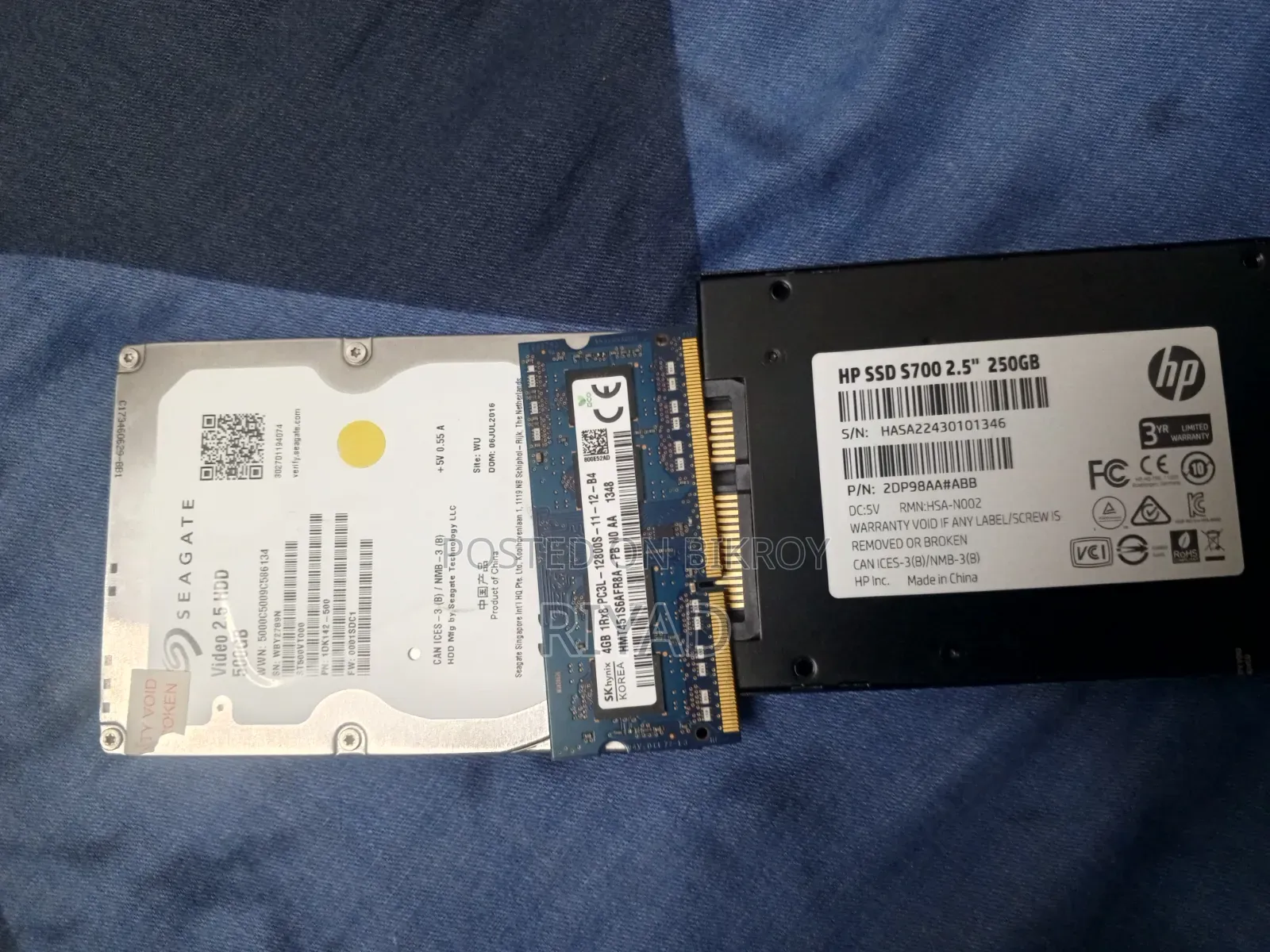 SSD and Laptop RAM