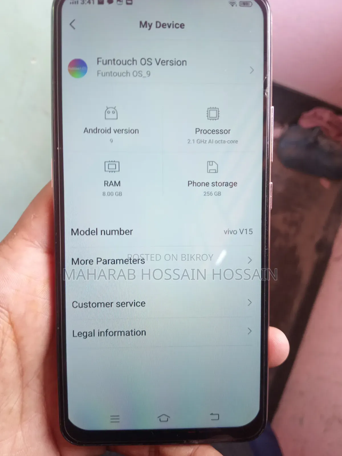 Vivo V15 256 GB Pink